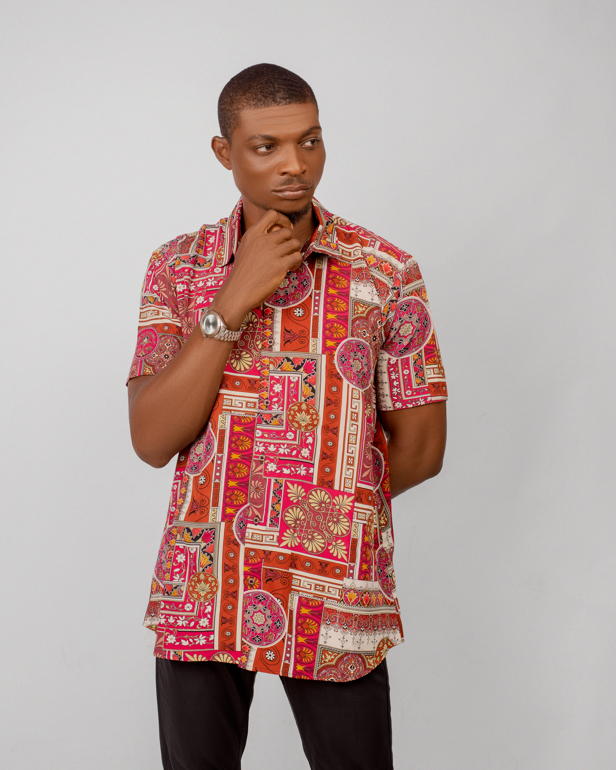 Maroon Short Sleeve Shirt