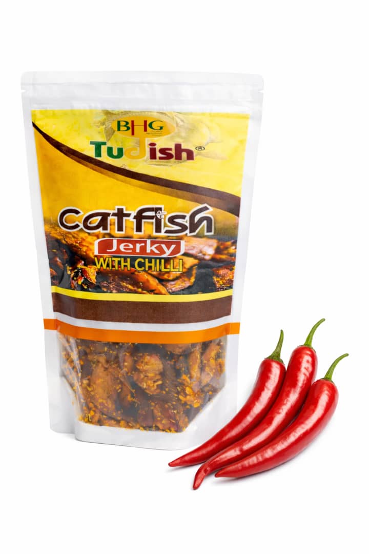 TUDISH® CATFISH FILLETS (JERKY) – WITH CHILI