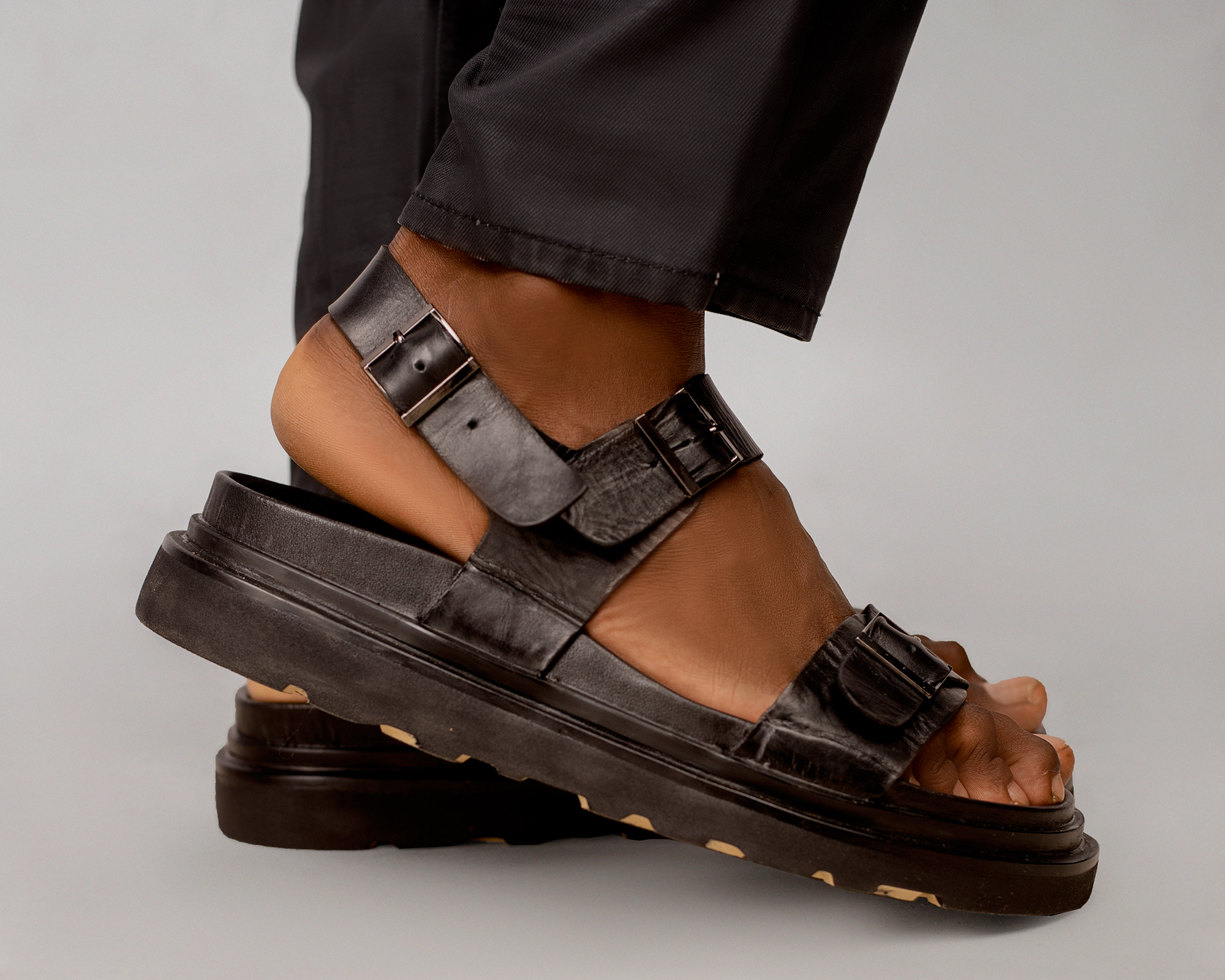 DOUBLE STRAP SANDALS