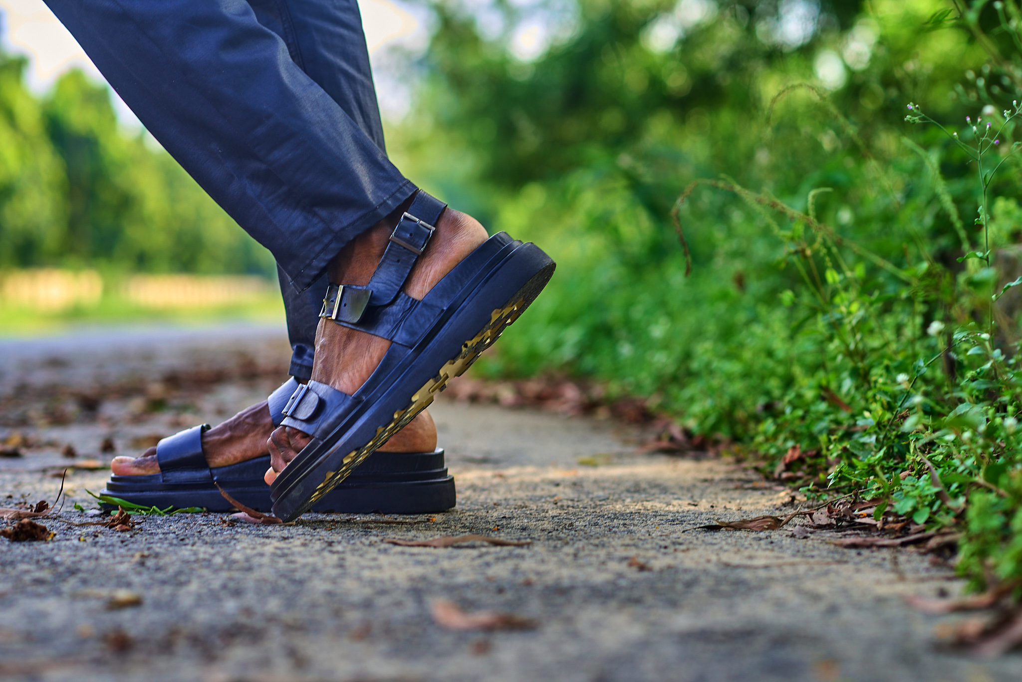 DOUBLE STRAP SANDALS