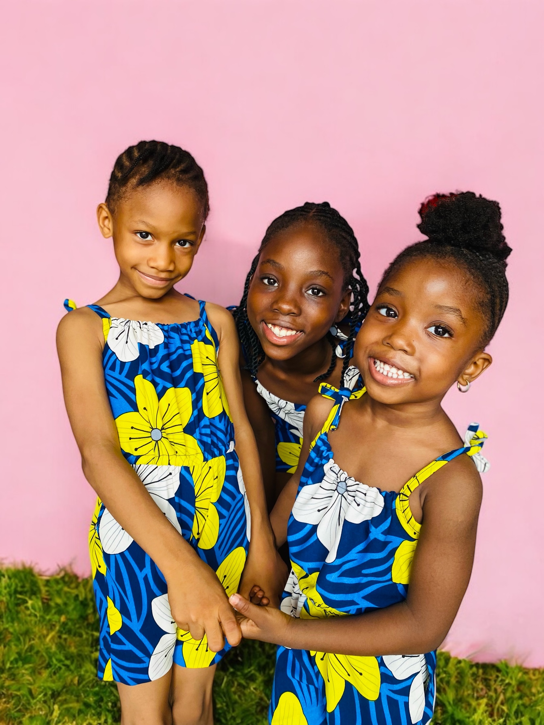 Kids flowered playsuit