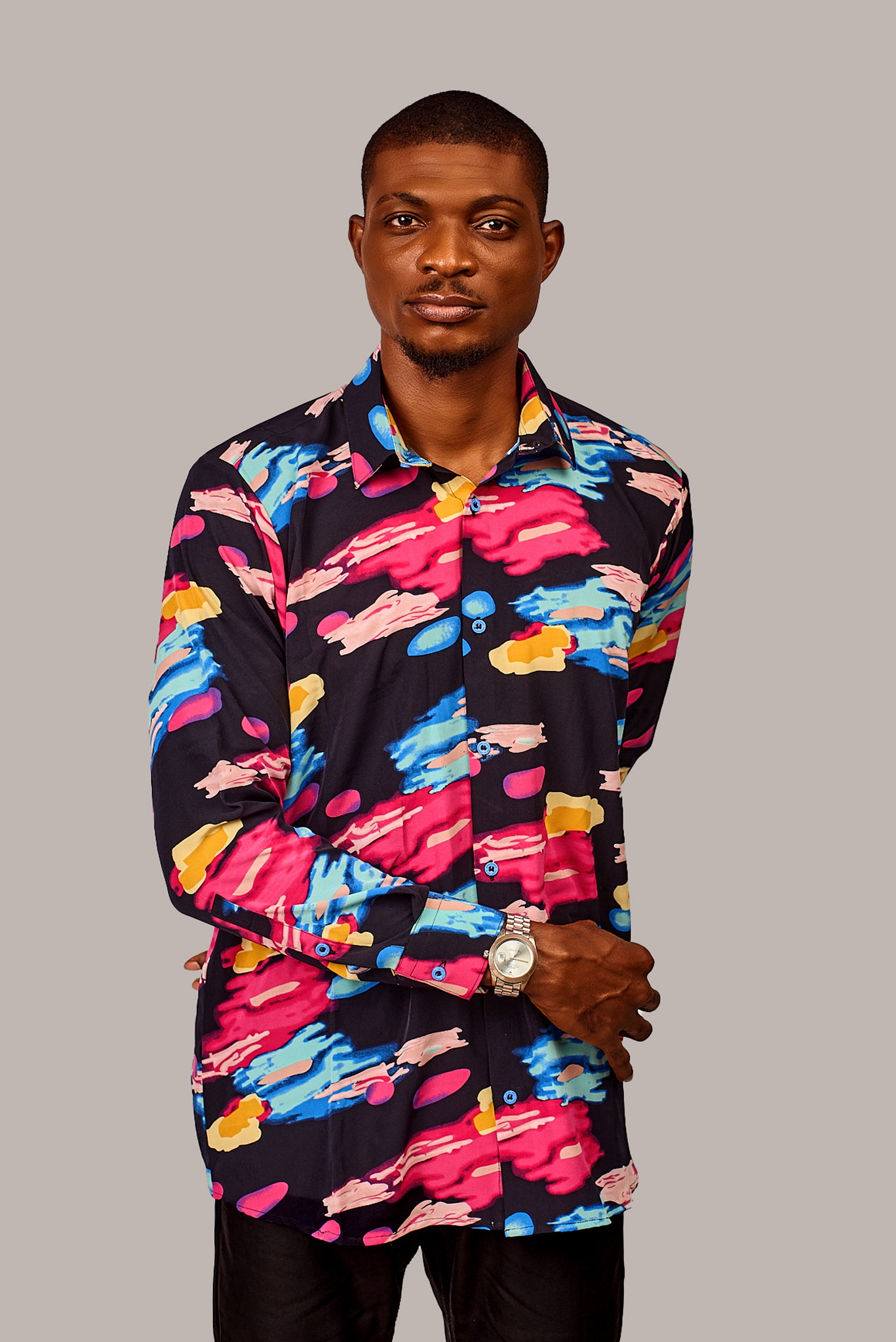Rainbow Vintage Long Sleeves Shirt