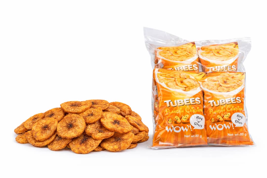 TUBEES® PLANTAIN CRISPIES – RIPE ‘N’ SPICY