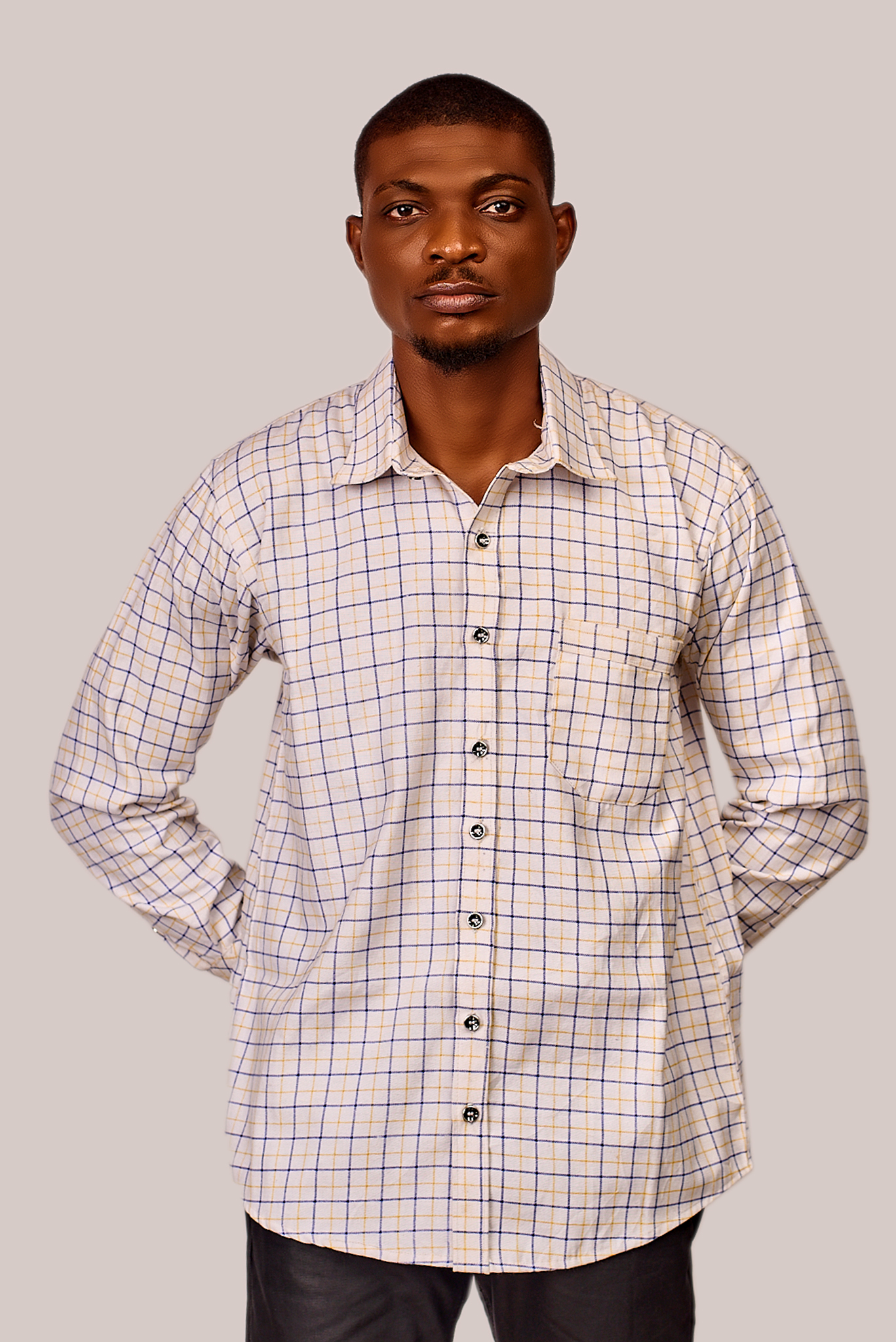 Stripes long sleeves shirt