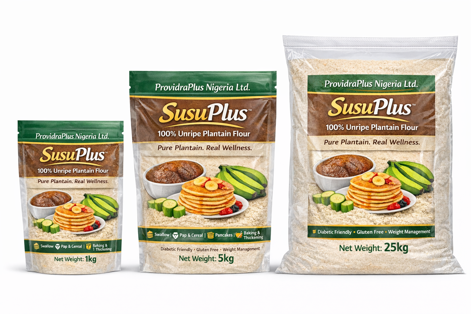 SusuPlus Multi-purpose Unripe Plantain Flour