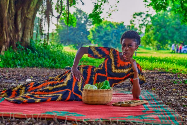 Batik long Ankara dress - Image 6