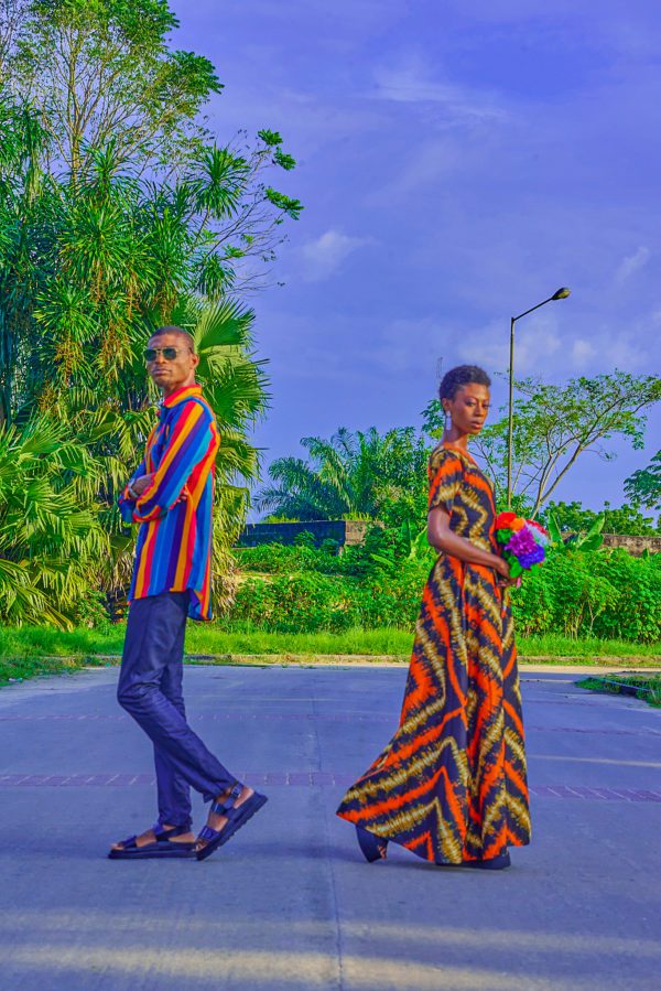 Batik long Ankara dress - Image 7