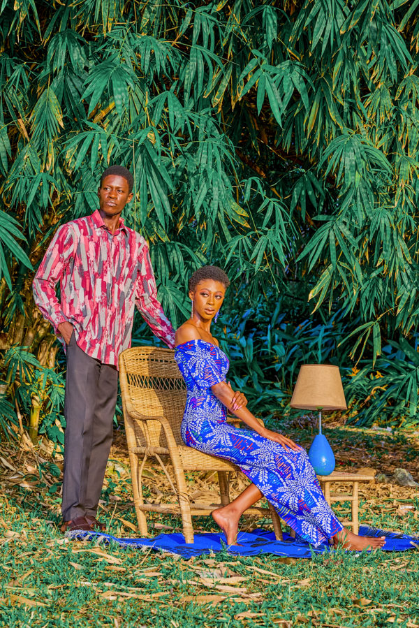 Off-Shoulder Ankara Long Dress - Image 5